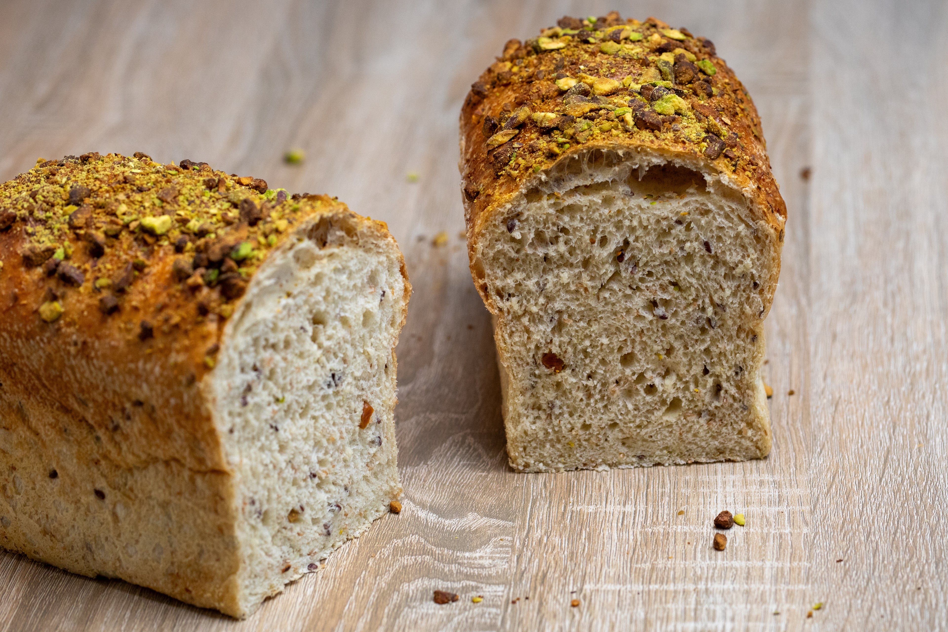 Pan de Molde Pistacho